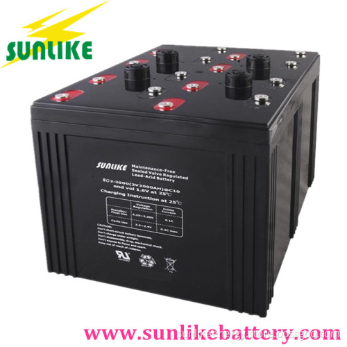 2V3500ah Deep Cycle Valve Regulated Lead Acid Battery for Solar